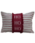 Christmas Throw Pillow- HoHoHo 14" x 24" by Vibhsa