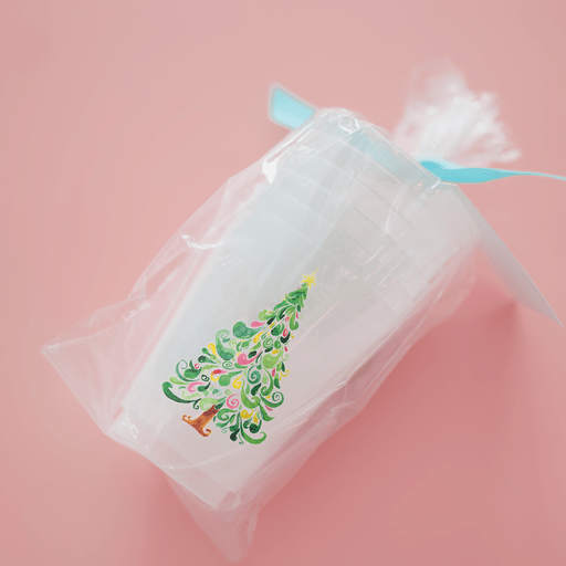 Christmas Tree Cup Frosted Cups La Vie Bien Christmas Tree Cup