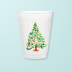 Christmas Tree Cup Frosted Cups La Vie Bien Christmas Tree Cup