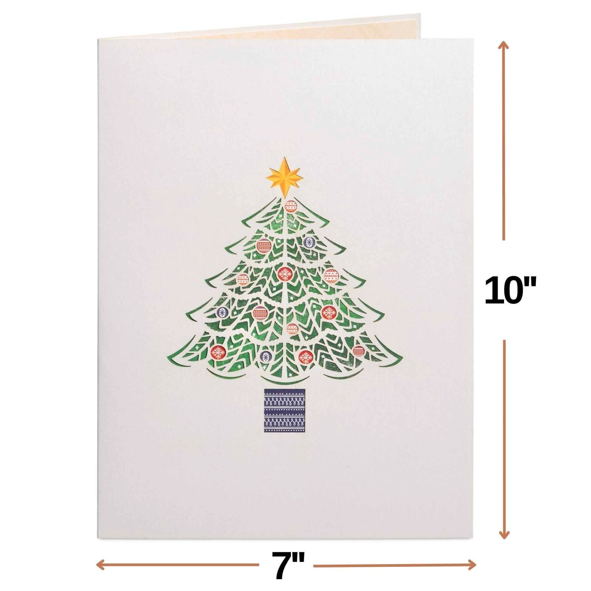 Christmas Tree Pop Up Card with Keepsake Gift by Paper Love