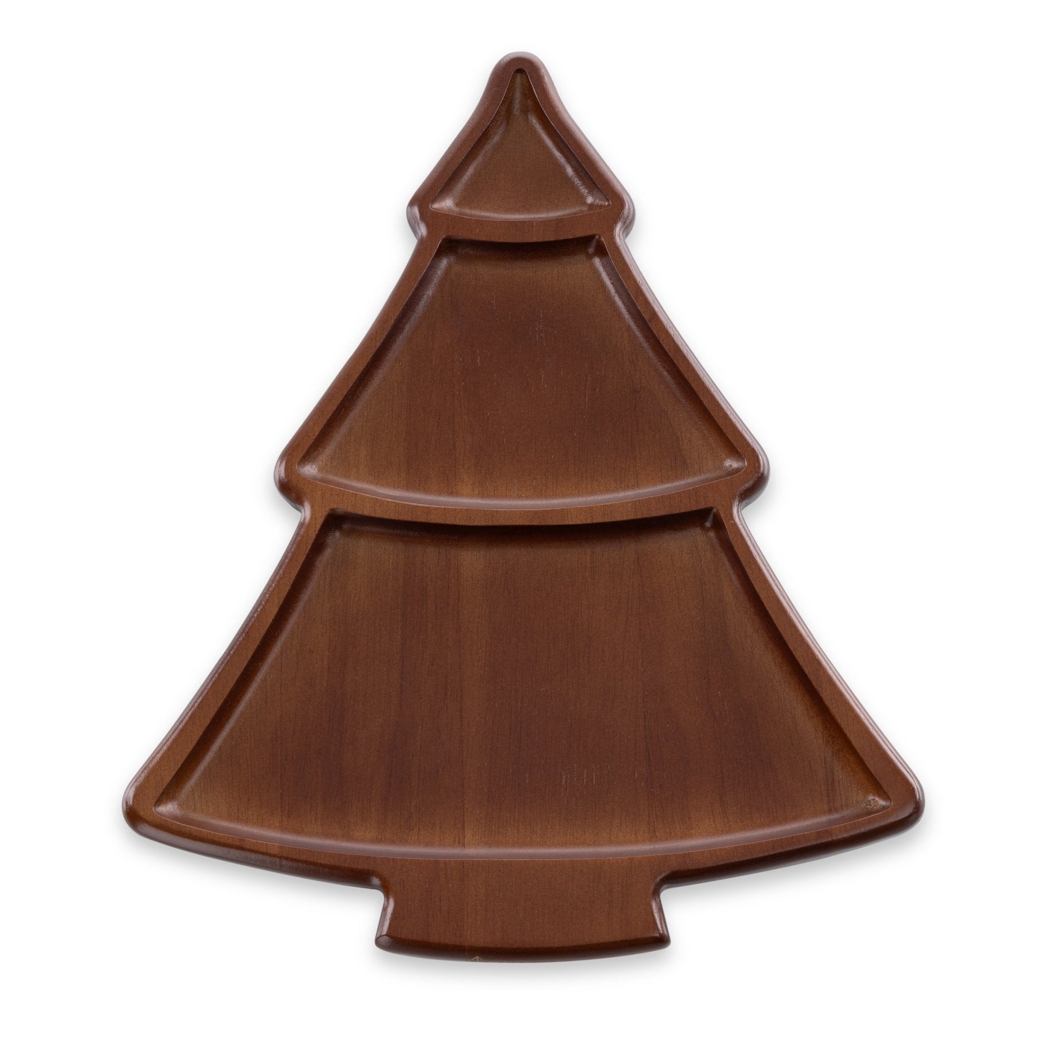 Christmas Tree Sectioned Serving Tray Core La Vie Bien Christmas Tree Sectioned Serving Tray