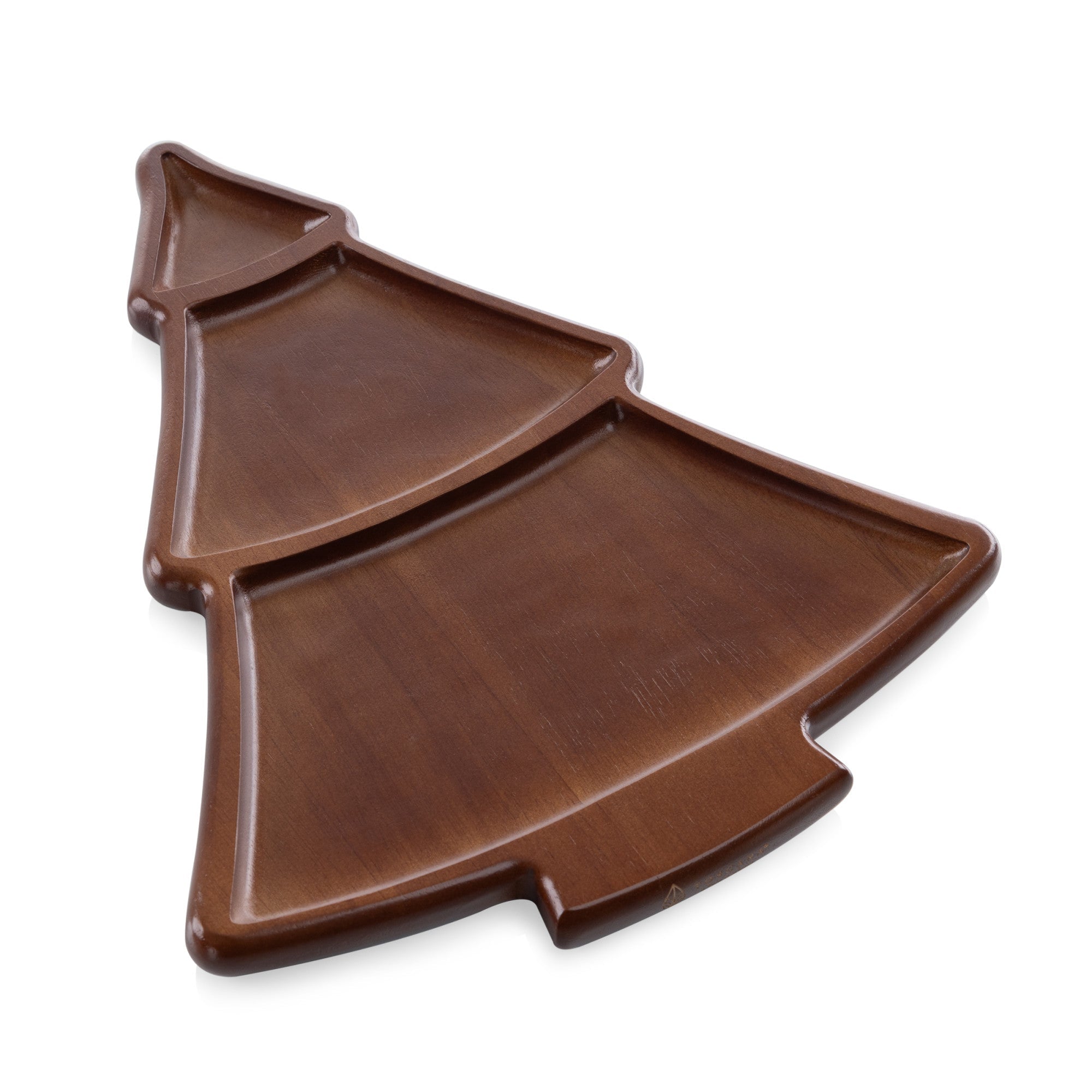 Christmas Tree Sectioned Serving Tray Core La Vie Bien Christmas Tree Sectioned Serving Tray