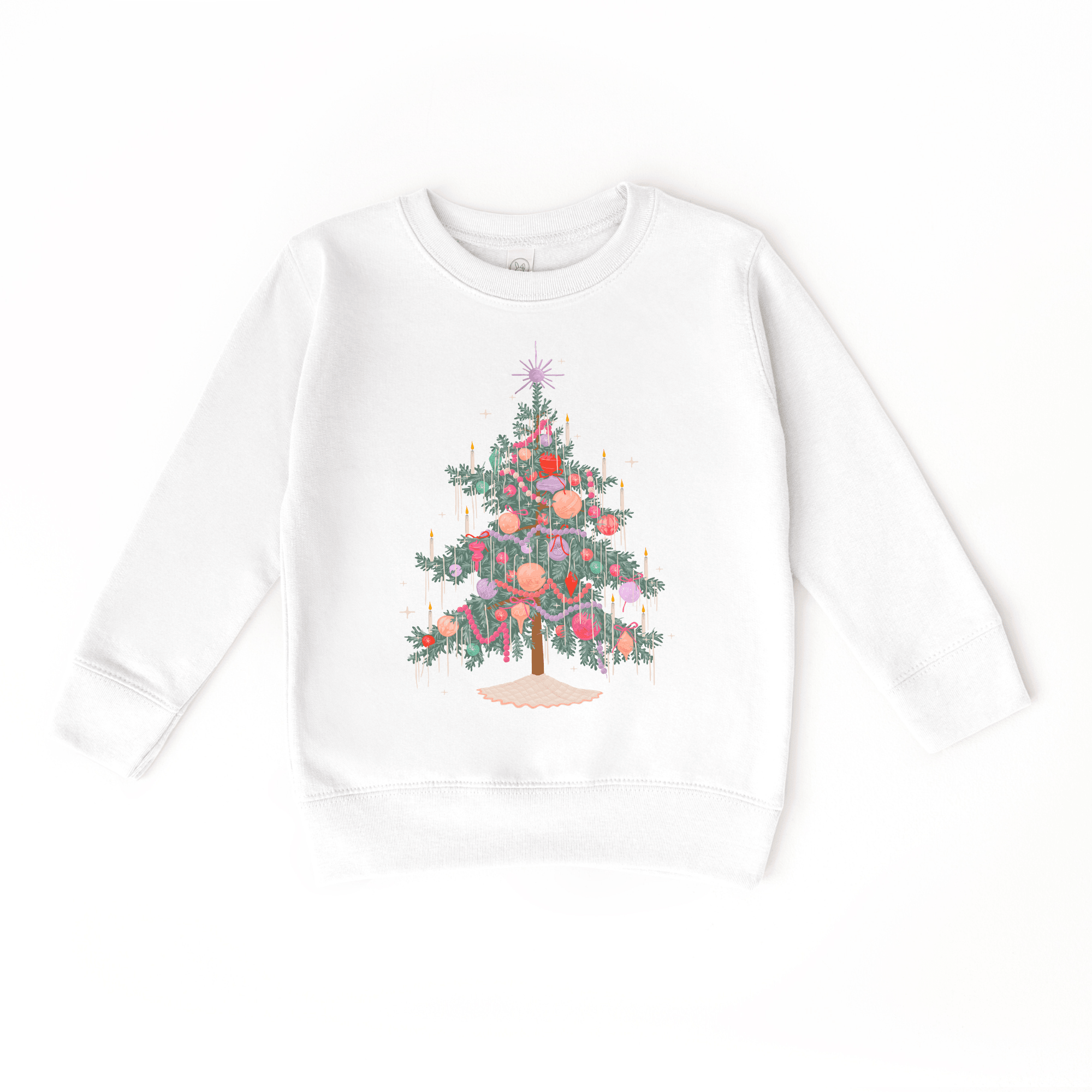 Christmas Tree toddler or youth Sweatshirt by Benny and Ray Apparel