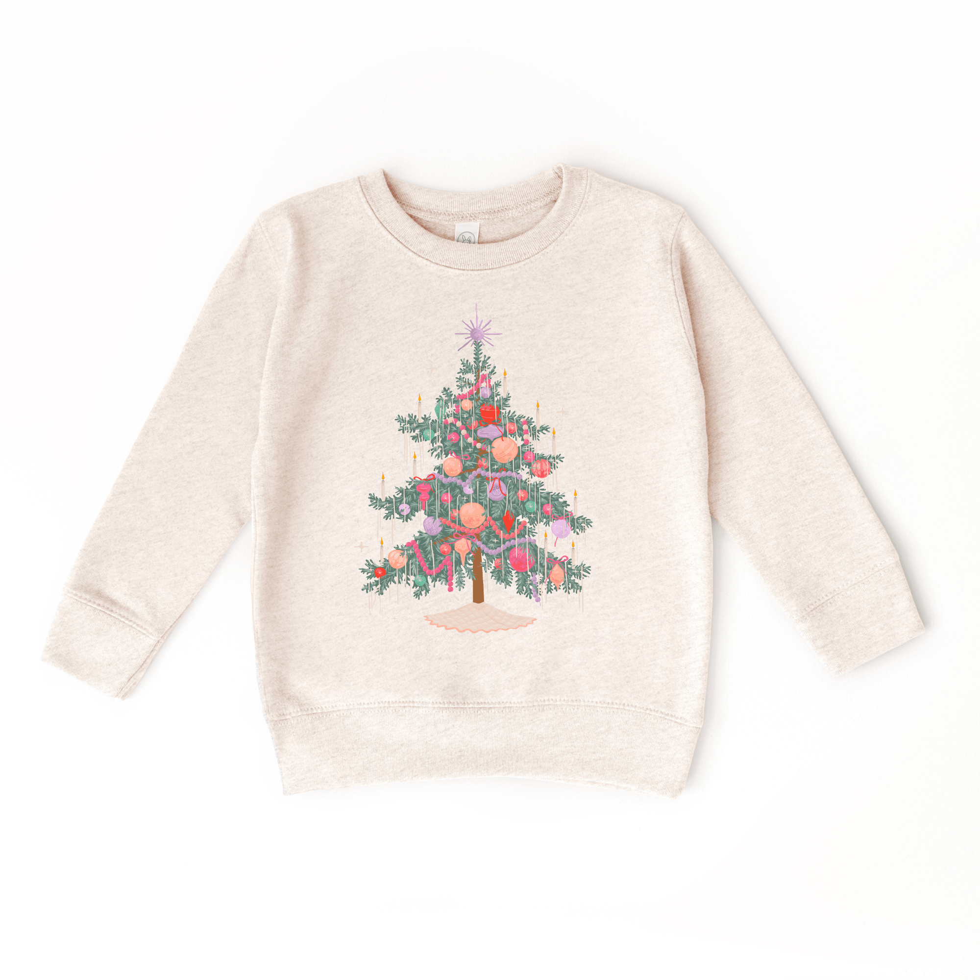 Christmas Tree toddler or youth Sweatshirt by Benny and Ray Apparel