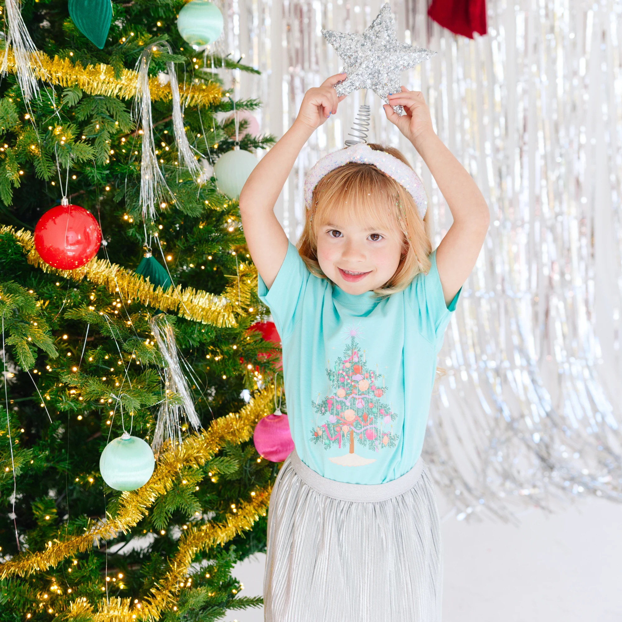 Christmas Tree toddler or youth tee shirt by Benny and Ray Apparel