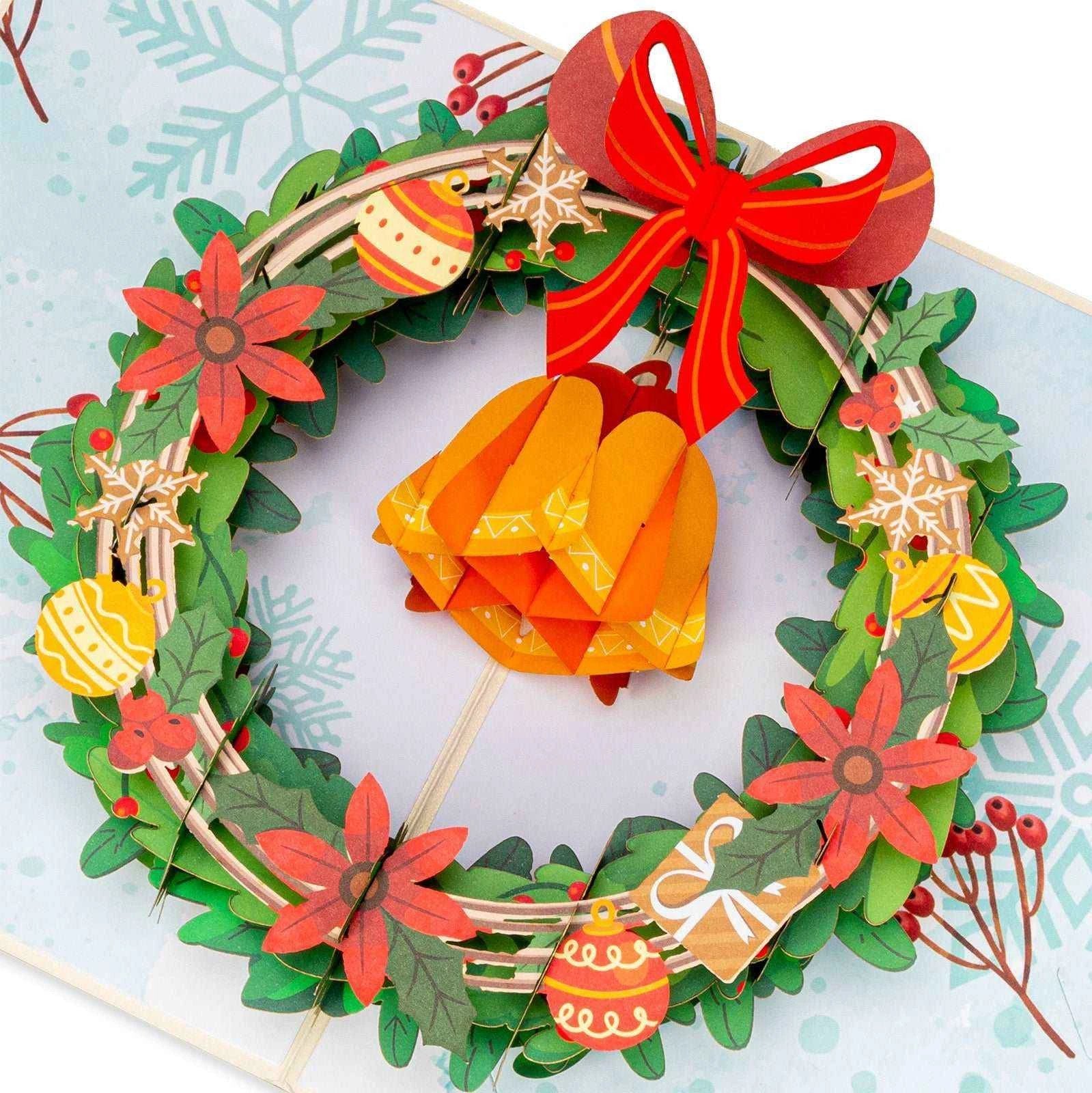 Christmas Wreath Pop Up Card by Paper Love