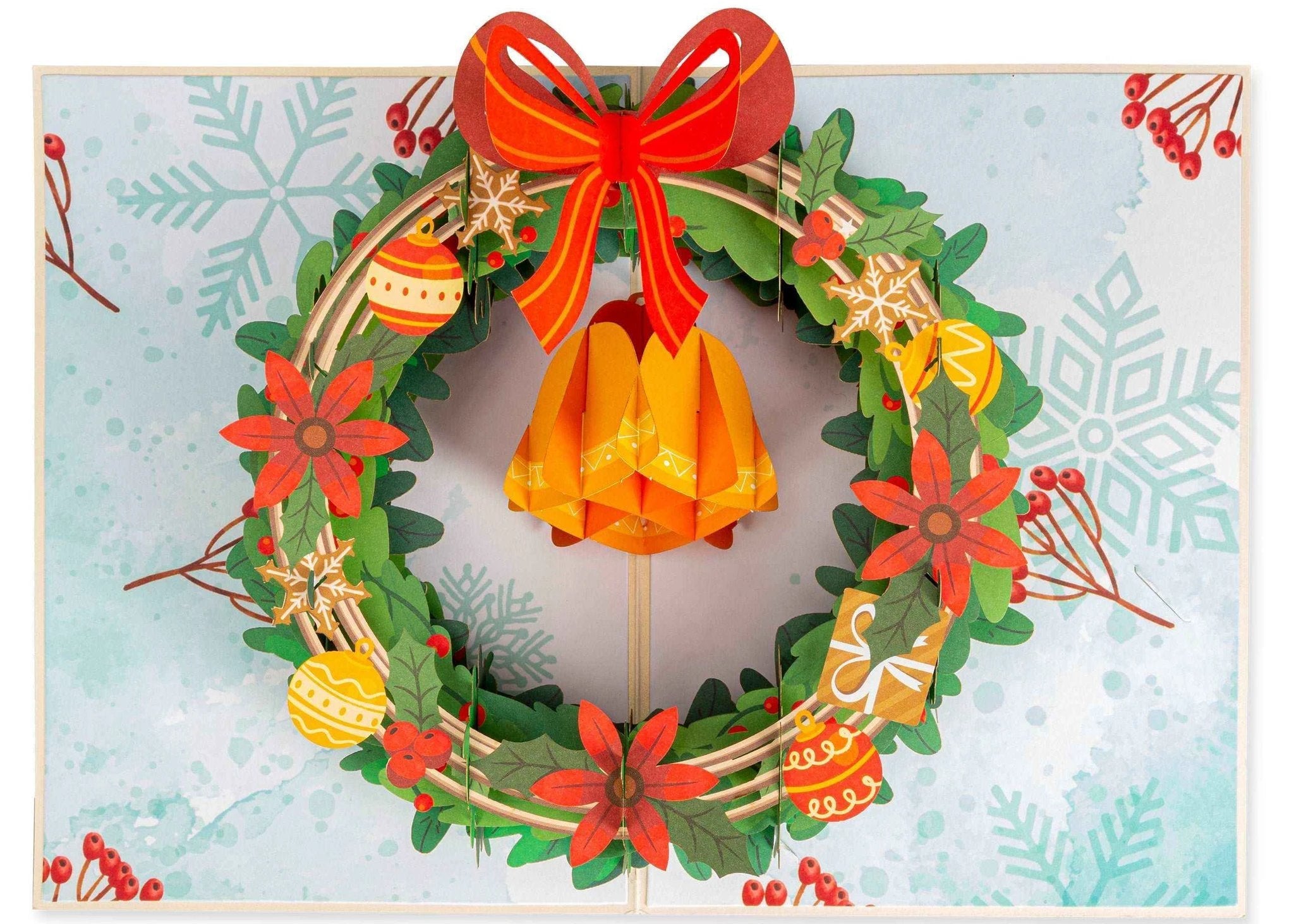 Christmas Wreath Pop Up Card by Paper Love
