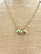 Chunky Teardrop Bead Necklace