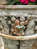 Chunky Teardrop Bead Necklace