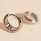 Chunky Teardrop Mini Huggie Hoop Earrings by Oh Clementine