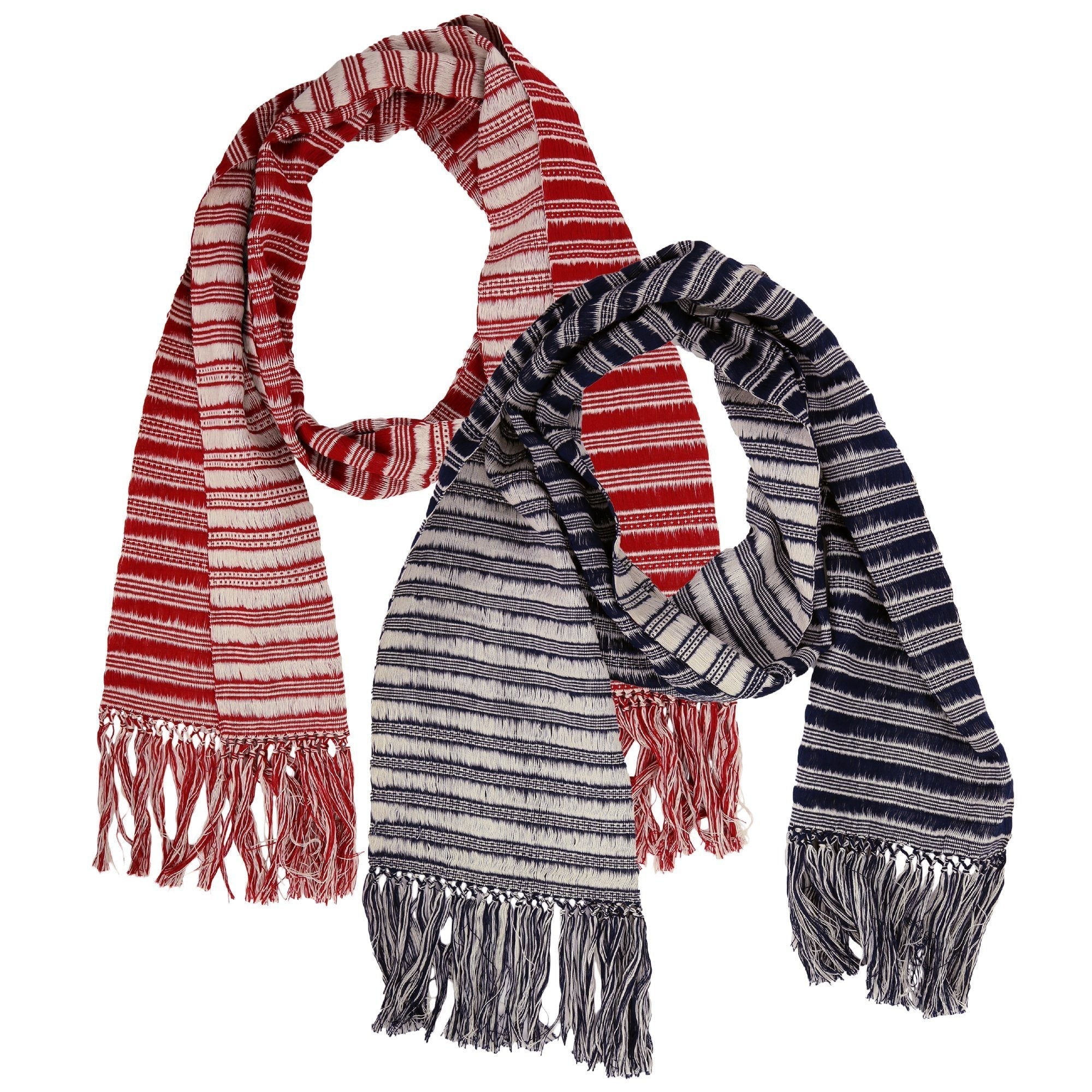 Chuwila Woven Cotton Scarf Scarves & Bandanas La Vie Bien Chuwila Woven Cotton Scarf