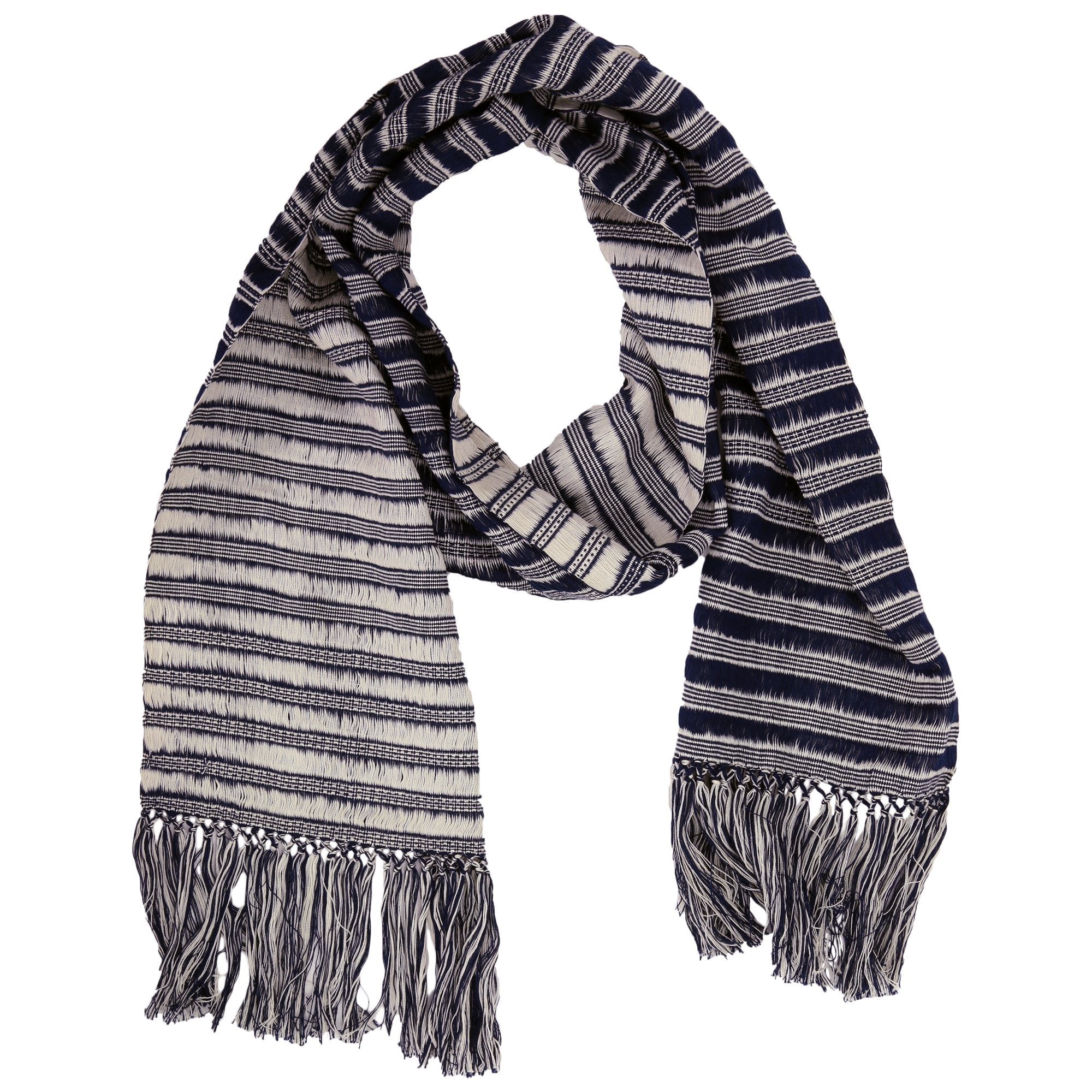 Chuwila Woven Cotton Scarf Scarves & Bandanas La Vie Bien Chuwila Woven Cotton Scarf
