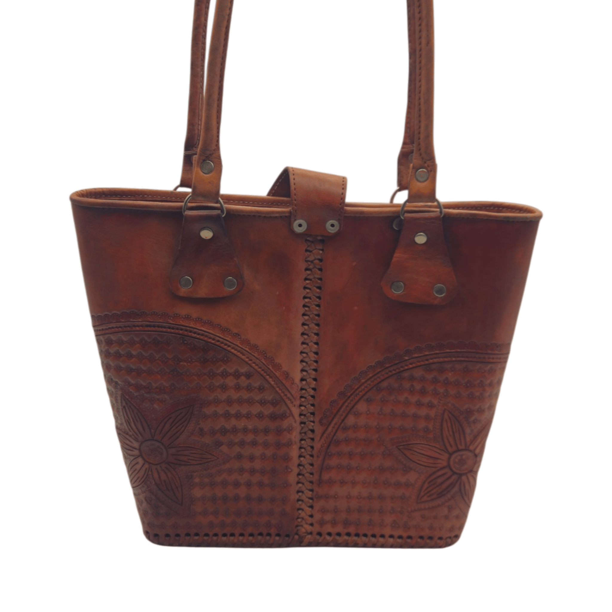 Cincelada Leather Tote | Hand Tooled Mexican Butterfly Bag Mexican Purse La Vie Bien Cincelada Leather Tote | Hand Tooled Mexican Butterfly Bag