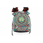 Cinch Hmong Embroidered Shoulder Purse - Thailand Bags La Vie Bien Cinch Hmong Embroidered Shoulder Purse - Thailand