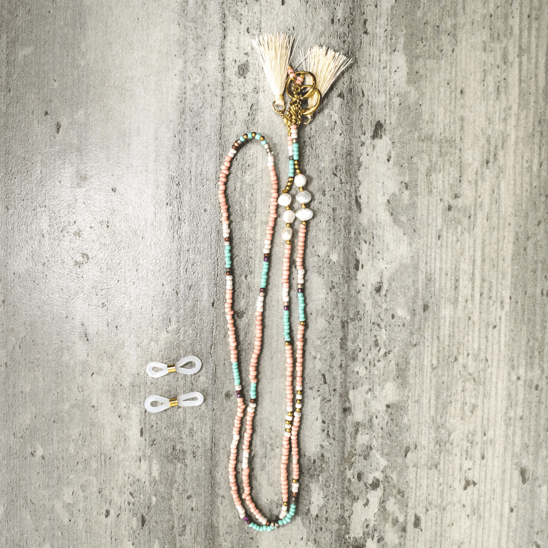 Cindy Bead & Tassel Sunglass Chain - Thailand Accessories La Vie Bien Cindy Bead & Tassel Sunglass Chain - Thailand
