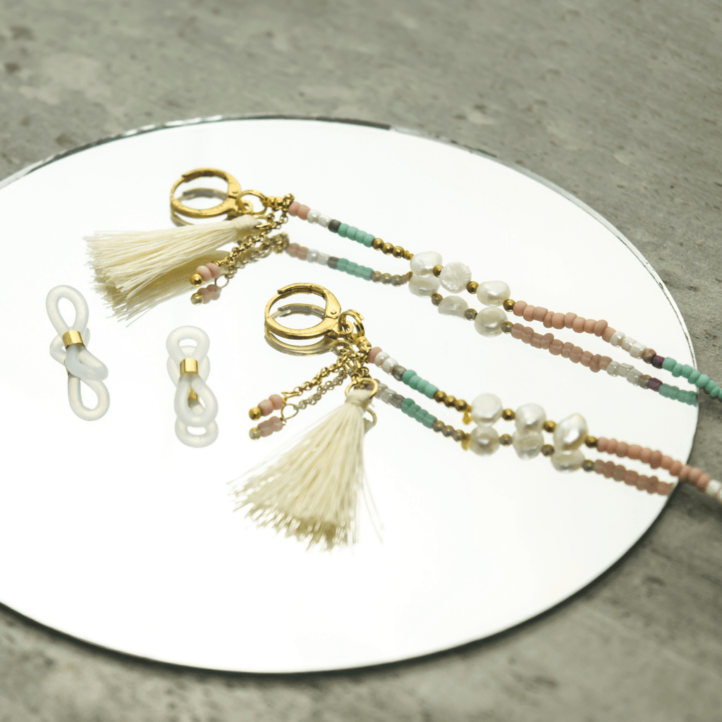 Cindy Bead & Tassel Sunglass Chain - Thailand Accessories La Vie Bien Cindy Bead & Tassel Sunglass Chain - Thailand