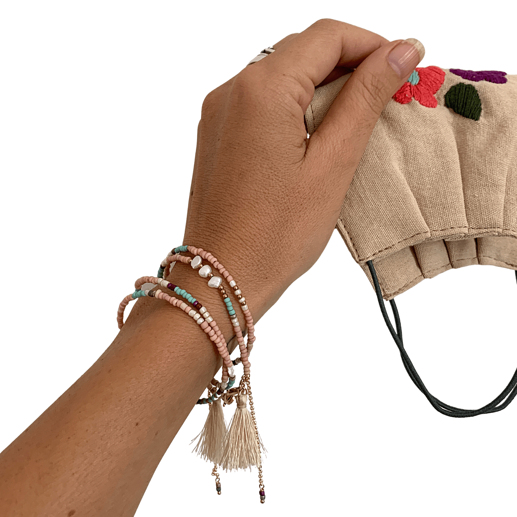 Cindy Bead & Tassel Sunglass Chain - Thailand Accessories La Vie Bien Cindy Bead & Tassel Sunglass Chain - Thailand