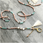 Cindy Bead & Tassel Sunglass Chain - Thailand Accessories La Vie Bien Cindy Bead & Tassel Sunglass Chain - Thailand