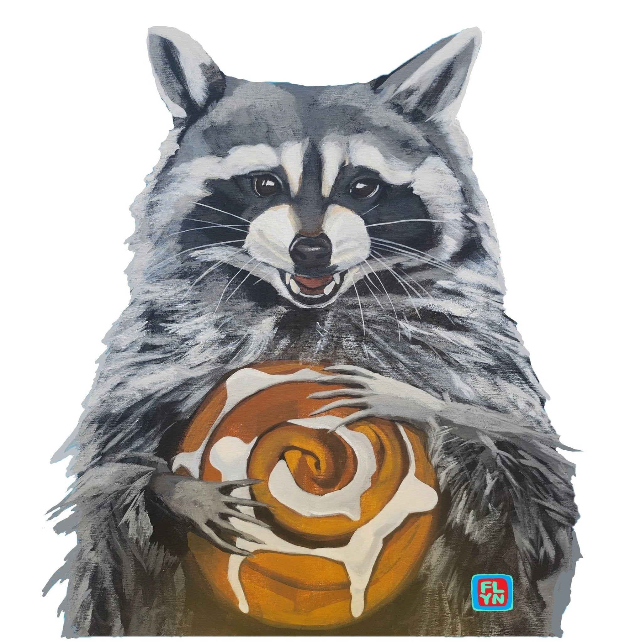 Cinnabun Bandit Cut Out Sticker by FLYNhats