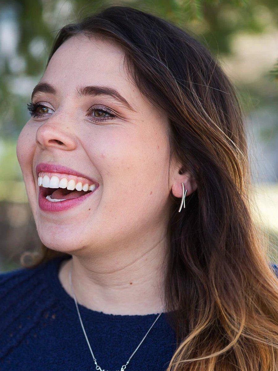 Cinnamon Sticks Sterling Studs