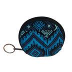 Circle Huipil Coin Purse / Keychain - Guatemala Keychains La Vie Bien Circle Huipil Coin Purse / Keychain - Guatemala