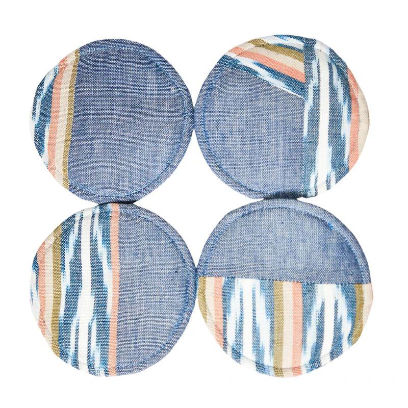Circular Woven Guatemalan Coasters by Upavim Crafts