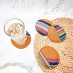 Circular Woven Guatemalan Coasters by Upavim Crafts