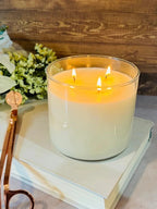 Citronella Candle – 16 oz 3-Wick Outdoor Mosquito Repellent with Essential Oils -- by Moon Water Apothecary! by Moon Water Apothecary