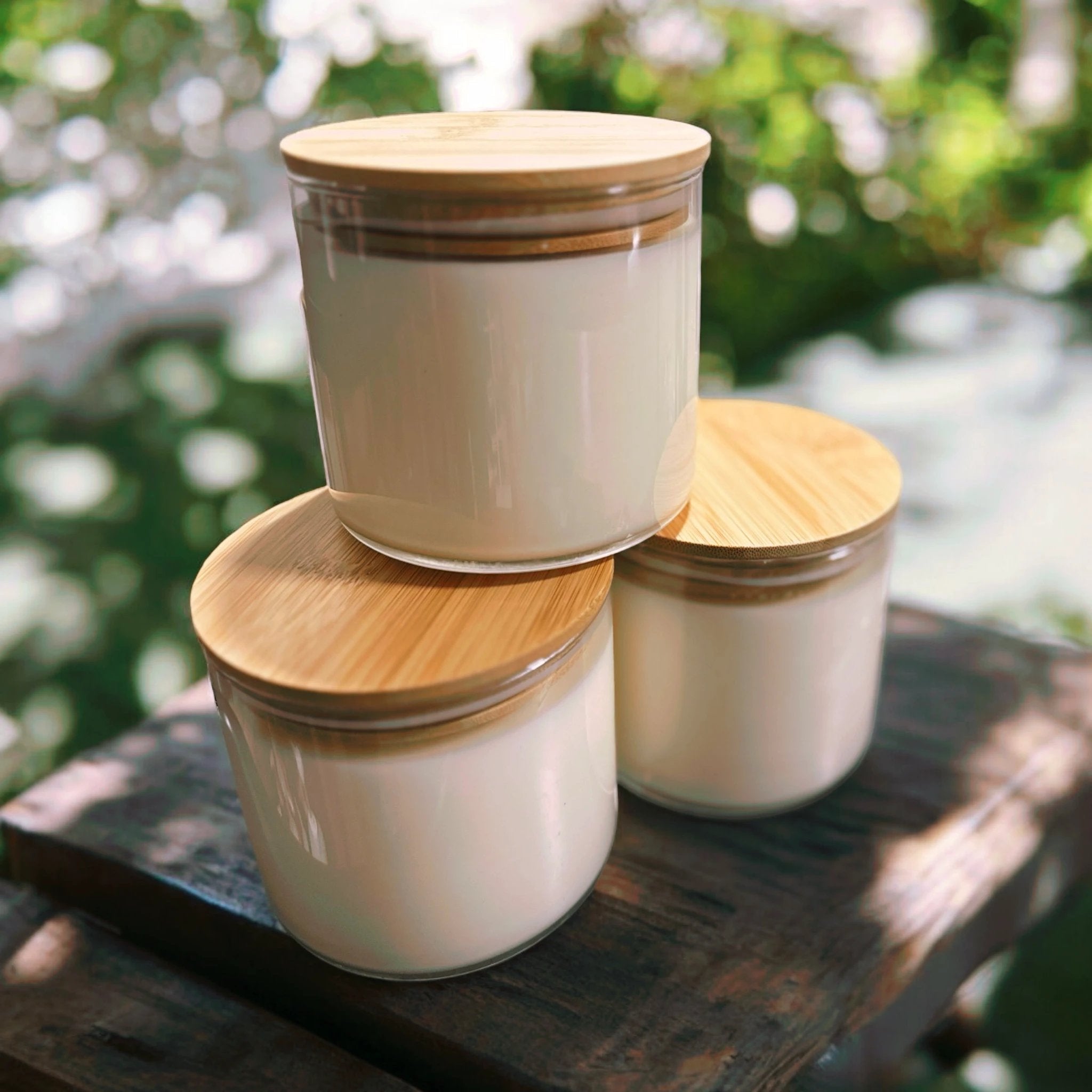 Citronella Candle – 16 oz 3-Wick Outdoor Mosquito Repellent with Essential Oils -- by Moon Water Apothecary! by Moon Water Apothecary
