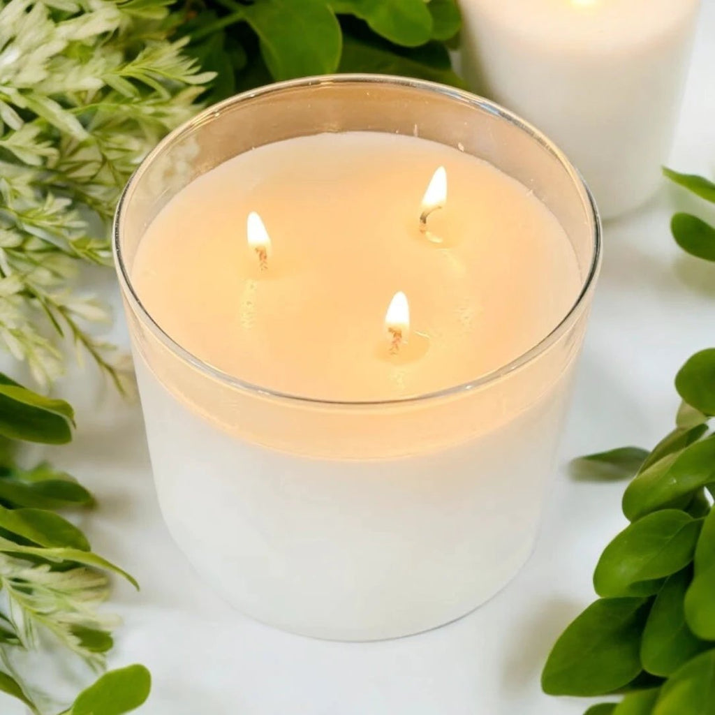 Citronella Candle – 16 oz 3-Wick Outdoor Mosquito Repellent with Essential Oils -- by Moon Water Apothecary! by Moon Water Apothecary