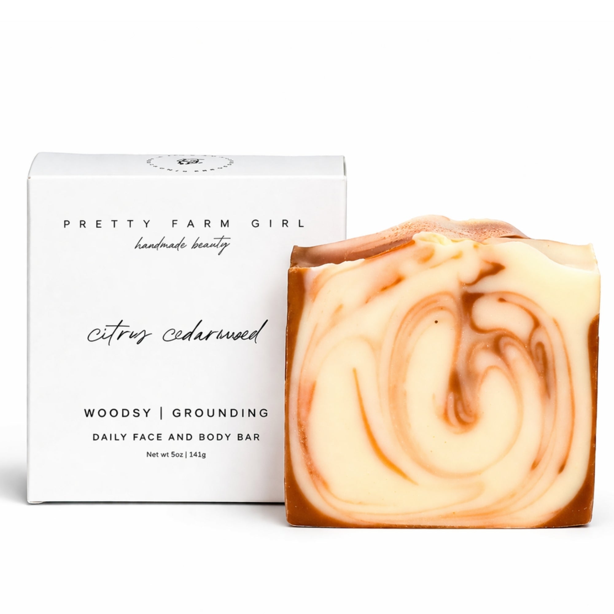 Citrus Cedarwood Handmade Tallow and Goat Milk Soap Bar Bar Soap La Vie Bien Citrus Cedarwood Handmade Tallow and Goat Milk Soap Bar