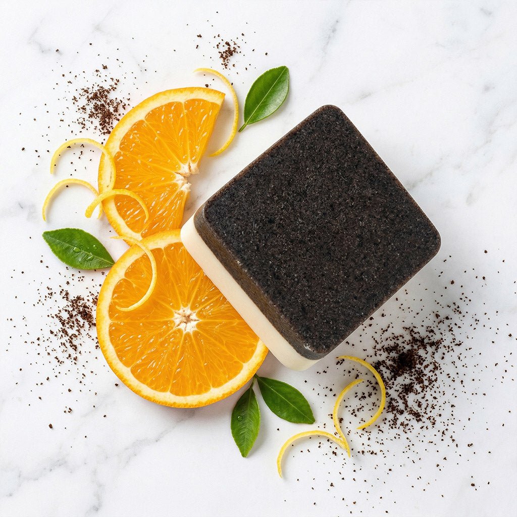 Citrus Coffee Soap – Exfoliating & Energizing Bar Exfoliating Bar Soap La Vie Bien Citrus Coffee Soap – Exfoliating & Energizing Bar