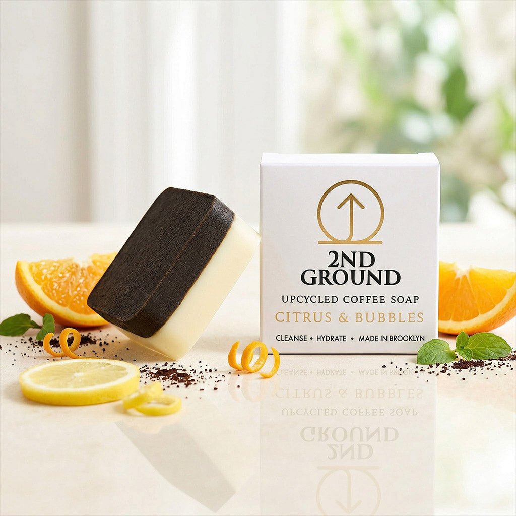 Citrus Coffee Soap – Exfoliating & Energizing Bar Exfoliating Bar Soap La Vie Bien Citrus Coffee Soap – Exfoliating & Energizing Bar