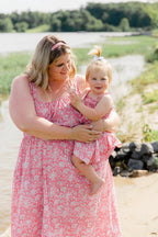 The Kiley Tank Dress in Watermelon Sorbet by Carla Kiley Collection