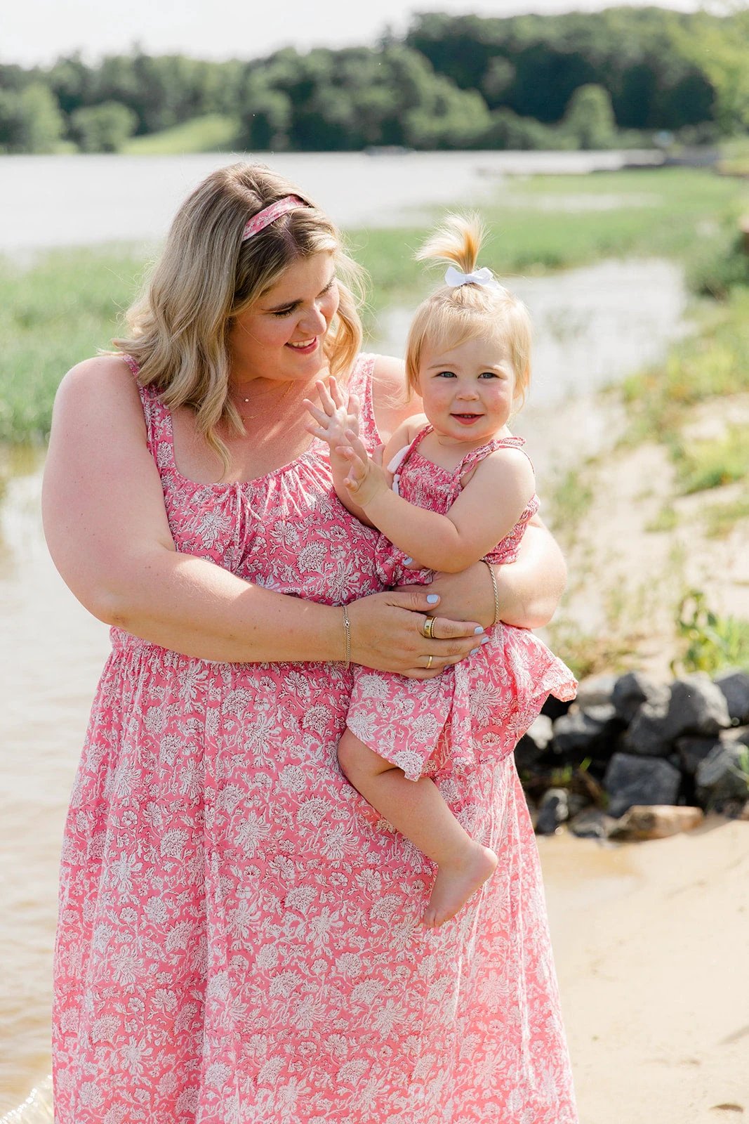 The Kiley Tank Dress in Watermelon Sorbet by Carla Kiley Collection