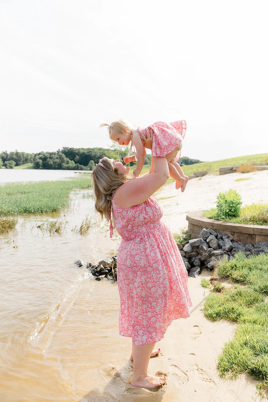 The Kiley Tank Dress in Watermelon Sorbet by Carla Kiley Collection
