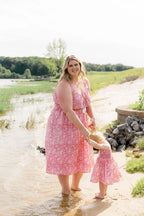 The Kiley Tank Dress in Watermelon Sorbet by Carla Kiley Collection