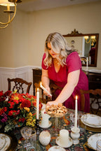 The Sarah Maxi Dress in Sugar Plum Dobby by Carla Kiley Collection