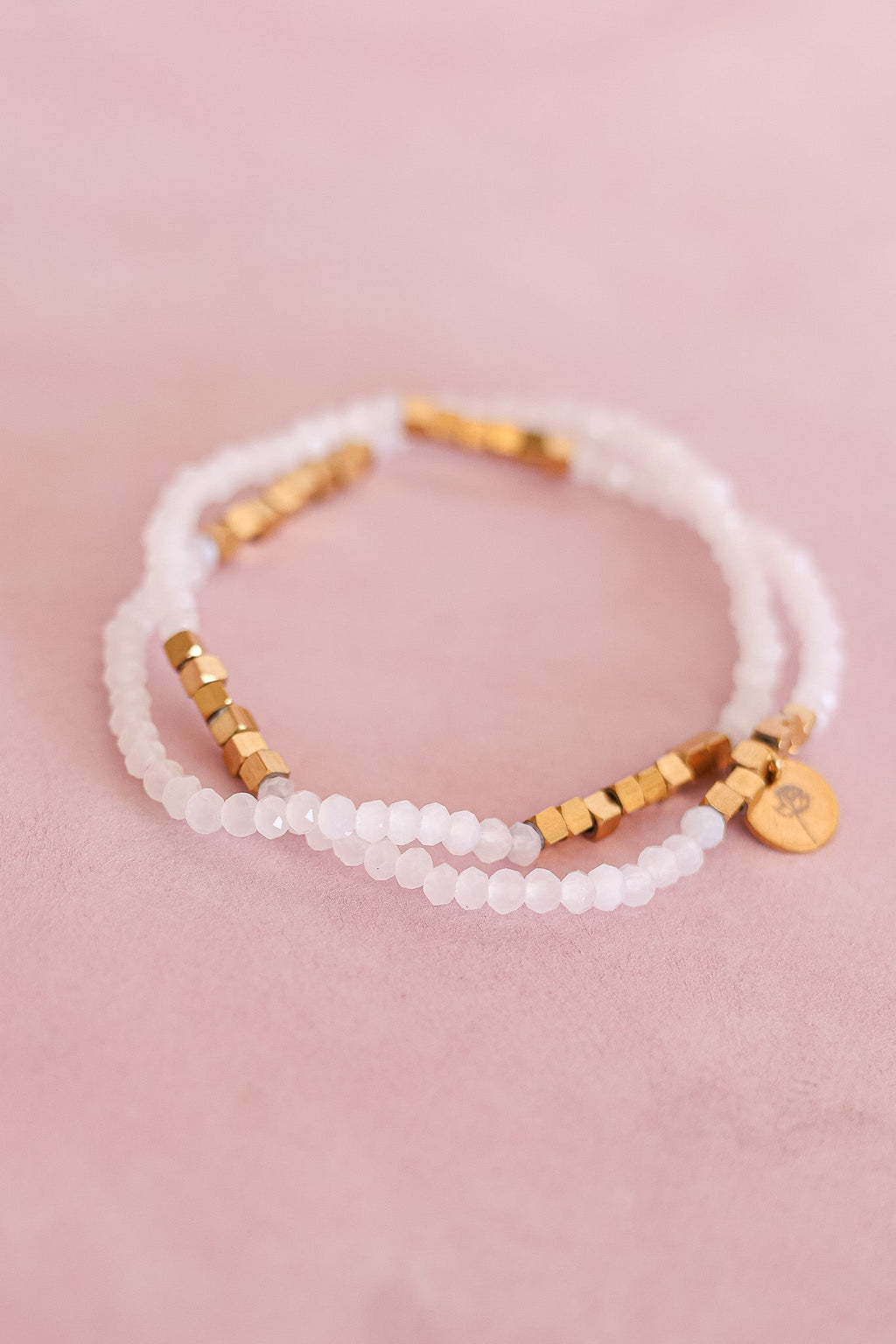 Clara Bracelet Set in White bracelet La Vie Bien Clara Bracelet Set in White