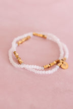 Clara Bracelet Set in White bracelet La Vie Bien Clara Bracelet Set in White
