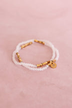 Clara Bracelet Set in White bracelet La Vie Bien Clara Bracelet Set in White