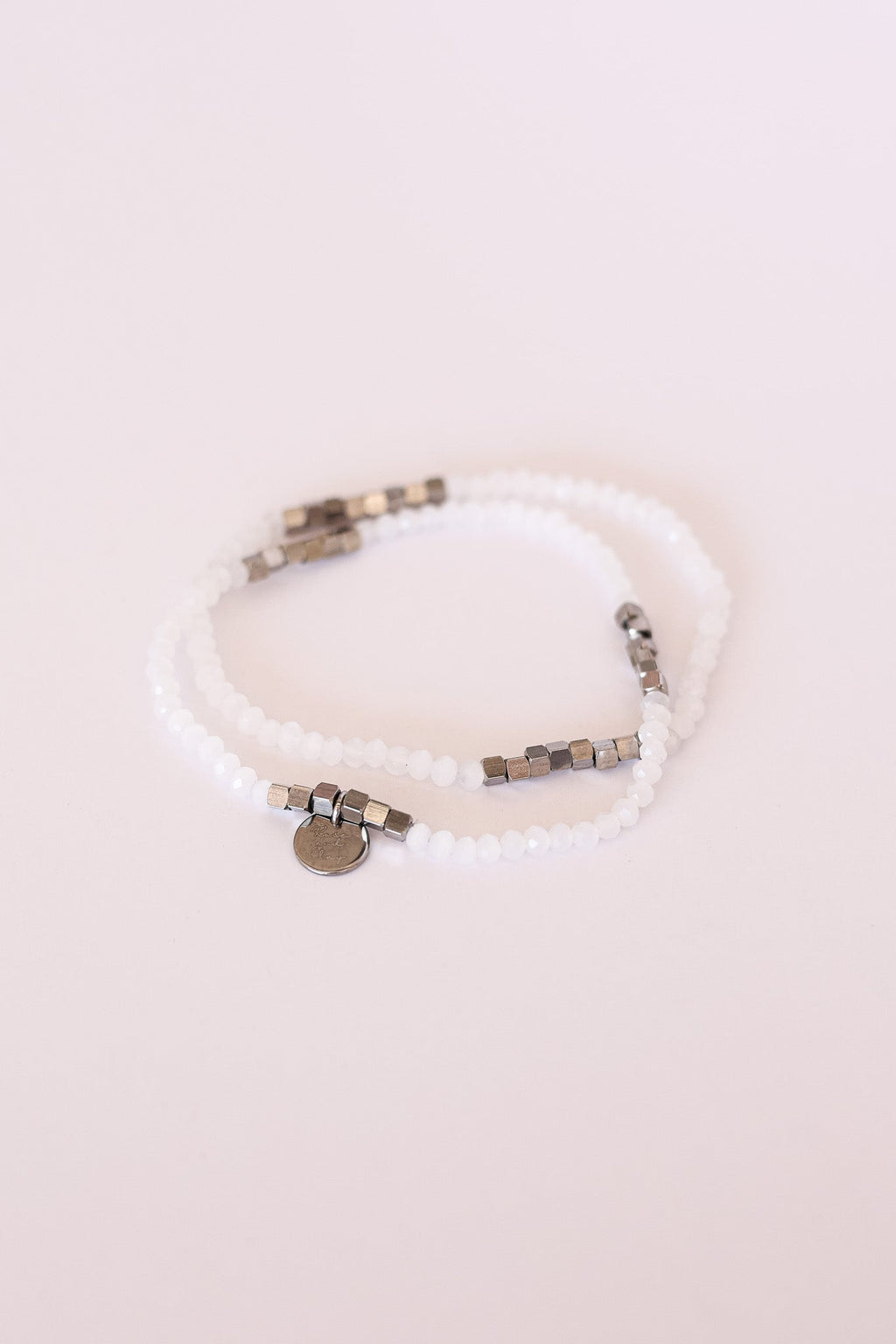 Clara Bracelet Set in White bracelet La Vie Bien Clara Bracelet Set in White