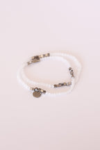 Clara Bracelet Set in White bracelet La Vie Bien Clara Bracelet Set in White