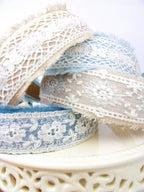 Clara Lace and Linen Headband by Ash & Rose