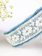 Clara Lace and Linen Headband by Ash & Rose