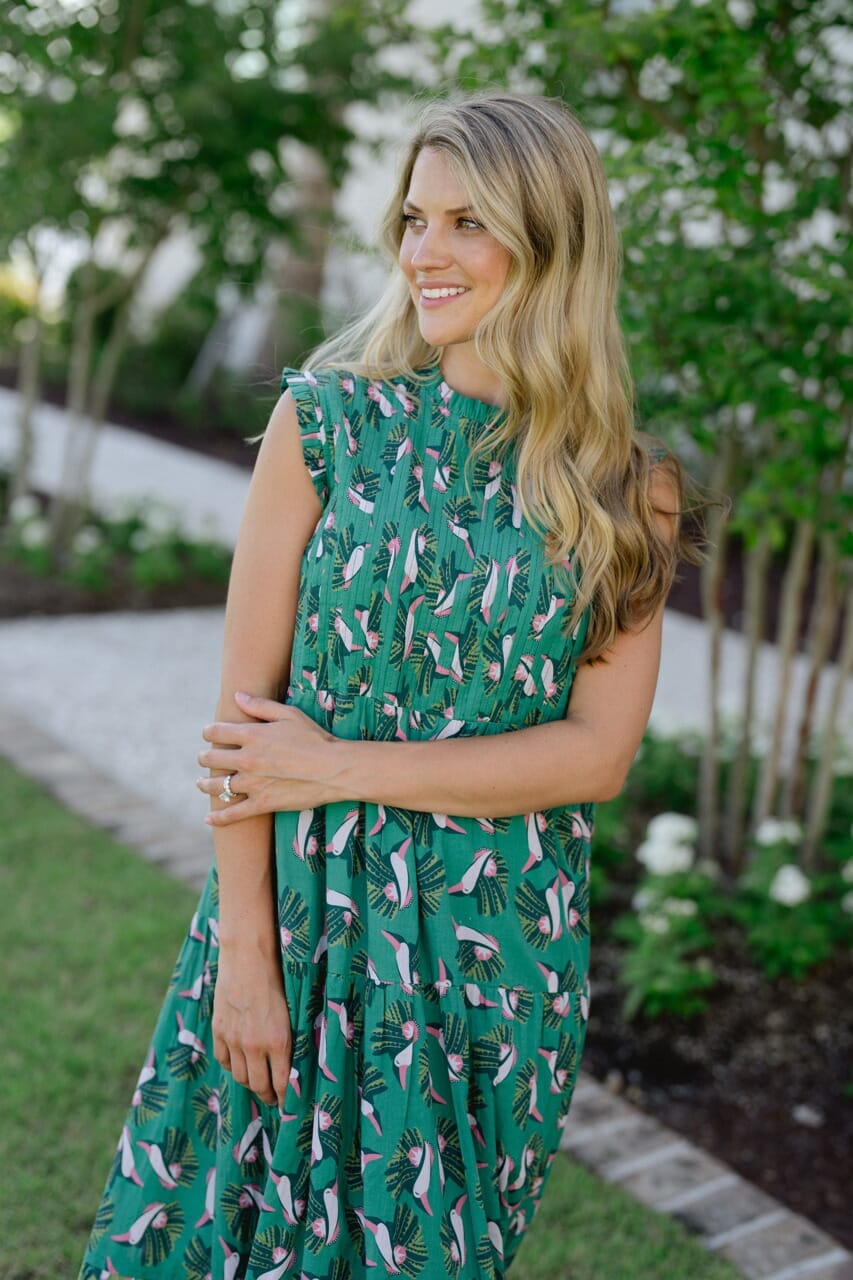 Clara Maxi Dress - Jade Green