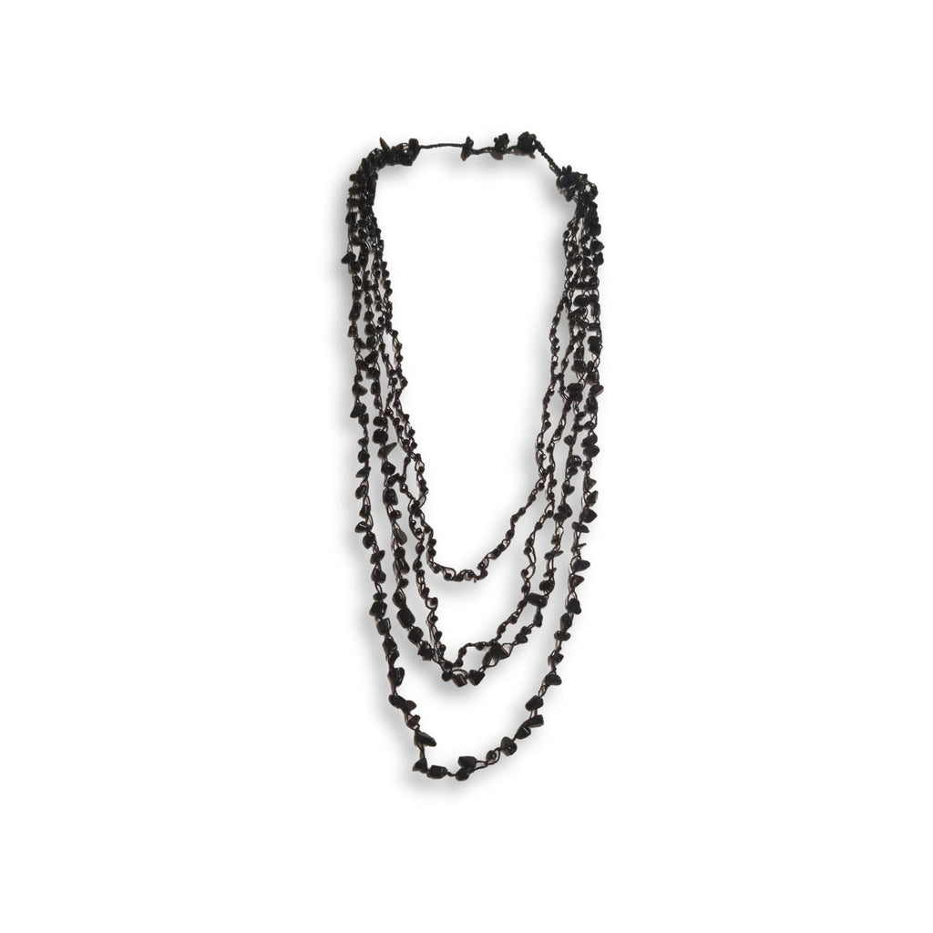 Clara Semi - Precious Stone Necklace - Guatemala Jewelry La Vie Bien Clara Semi - Precious Stone Necklace - Guatemala