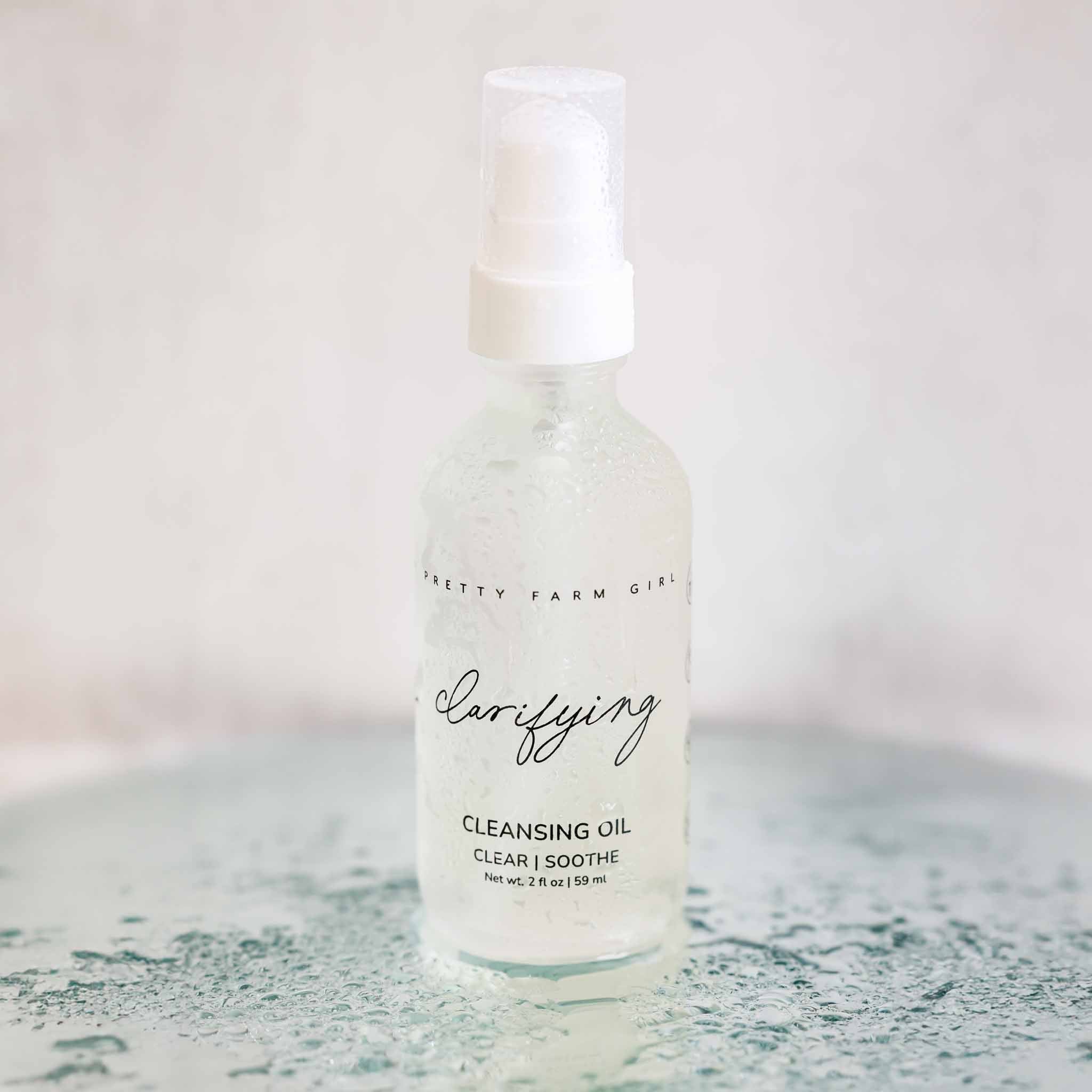 Clarifying Cleansing Oil for Acne Prone Skin Face Cleanser La Vie Bien Clarifying Cleansing Oil for Acne Prone Skin