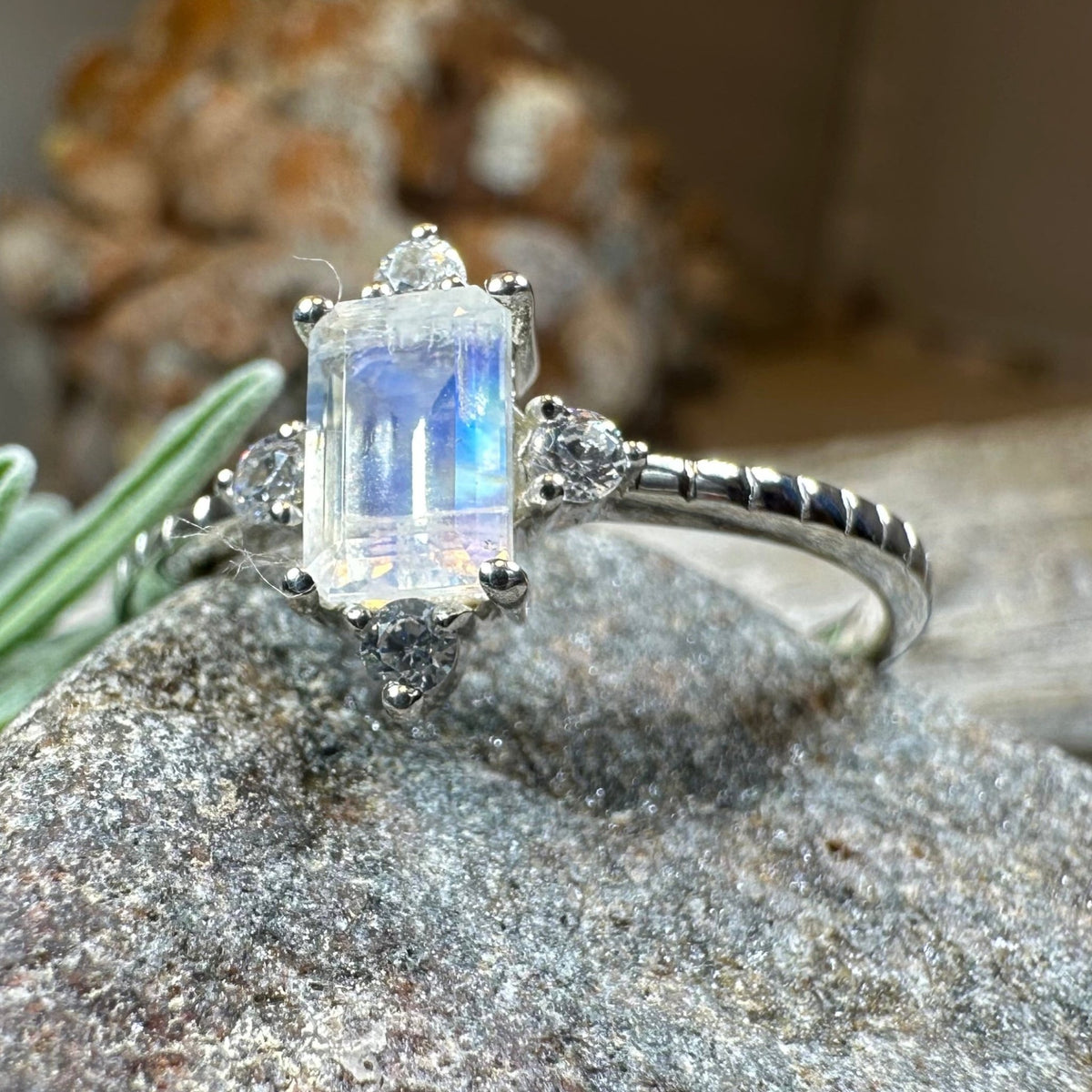 Clarissa Moonstone Ring Ring La Vie Bien Clarissa Moonstone Ring