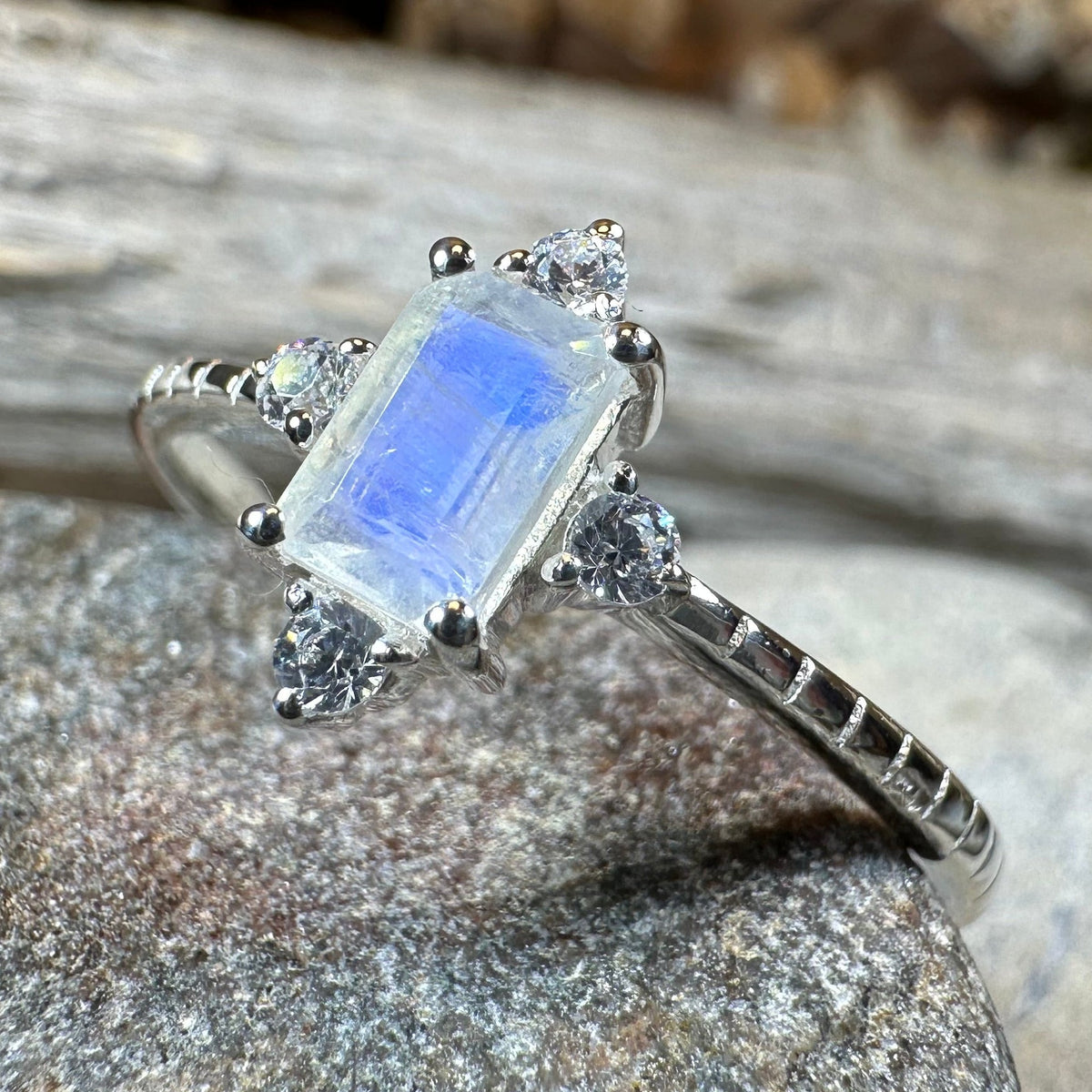 Clarissa Moonstone Ring Ring La Vie Bien Clarissa Moonstone Ring